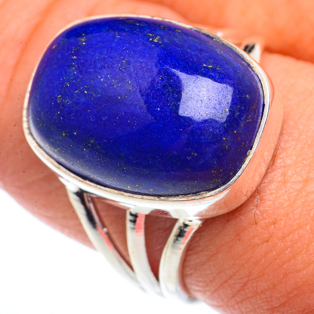 Lapis Lazuli Rings handcrafted by Anasilvercos - RING73713