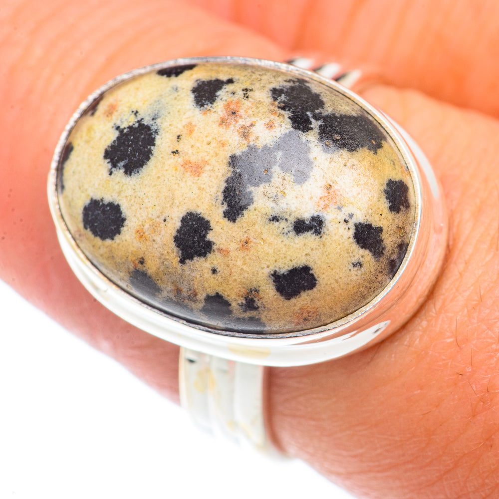 Dalmatian Jasper Rings handcrafted by Anasilvercos - RING73723
