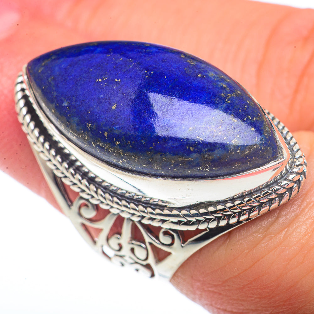 Lapis Lazuli Rings handcrafted by Anasilvercos - RING73751