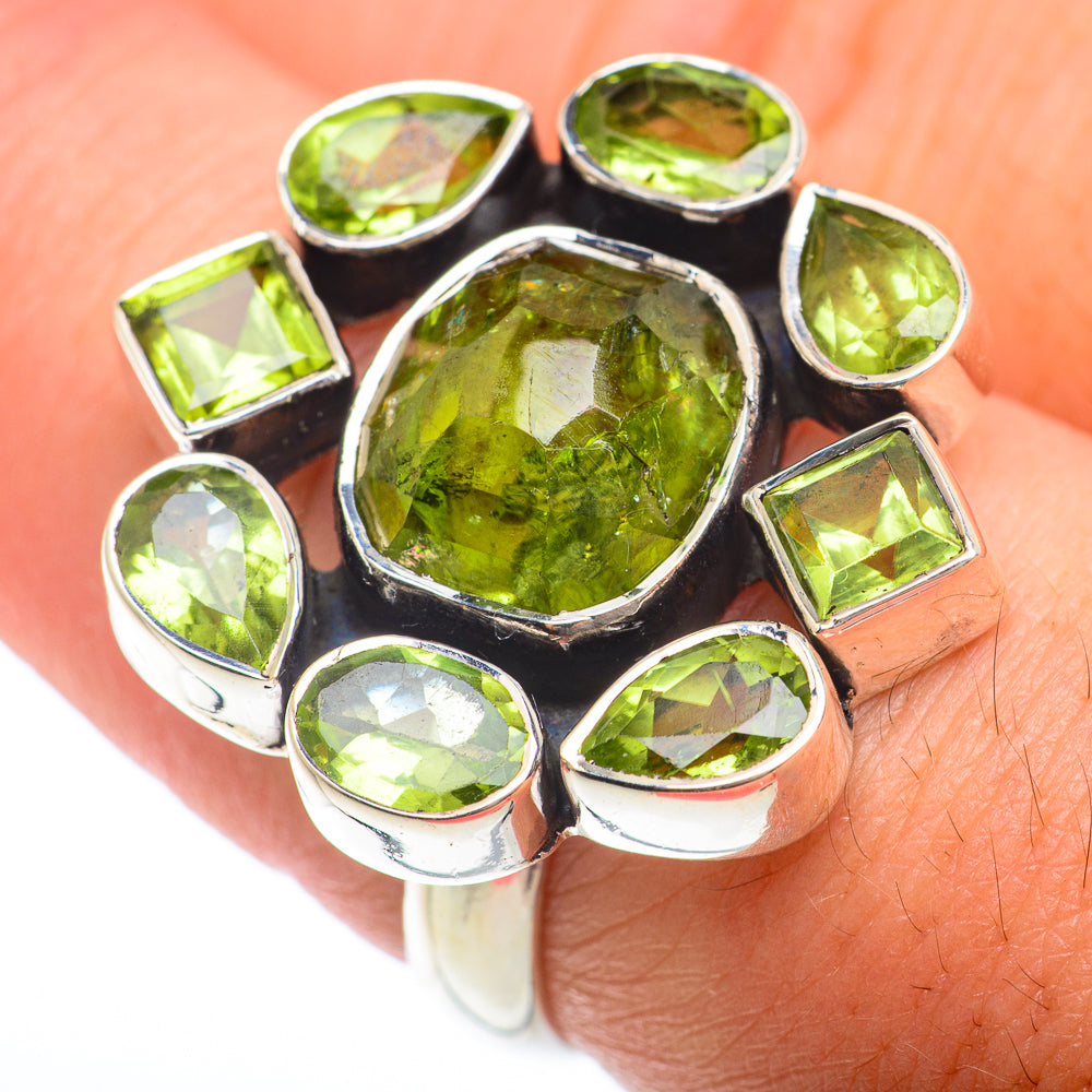 Prehnite Rings handcrafted by Anasilvercos - RING73785