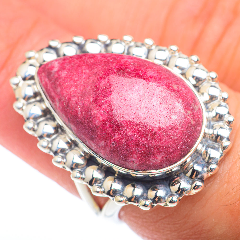 Thulite Rings handcrafted by Anasilvercos - RING73796