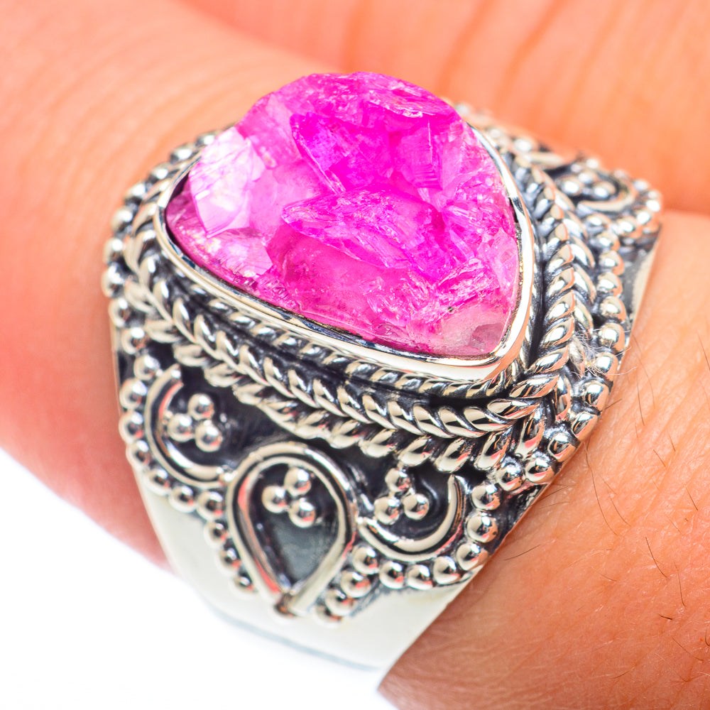 Pink Tourmaline Rings handcrafted by Anasilvercos - RING73797