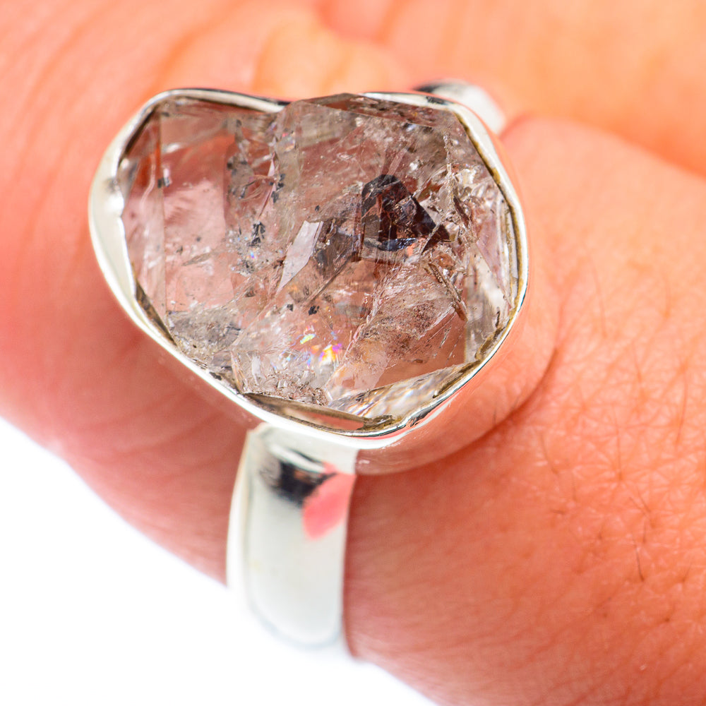 Herkimer Diamond Rings handcrafted by Anasilvercos - RING73808