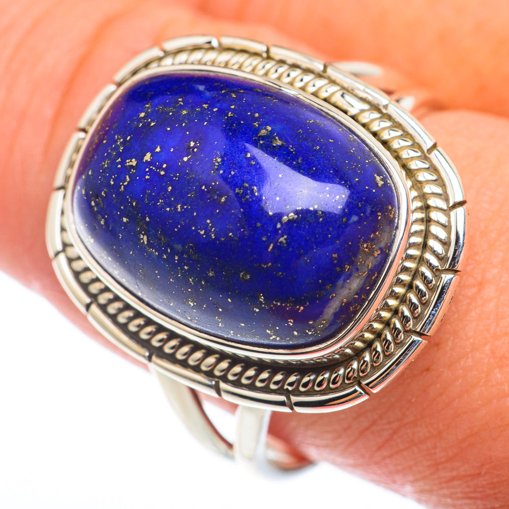Lapis Lazuli Rings handcrafted by Anasilvercos - RING73821