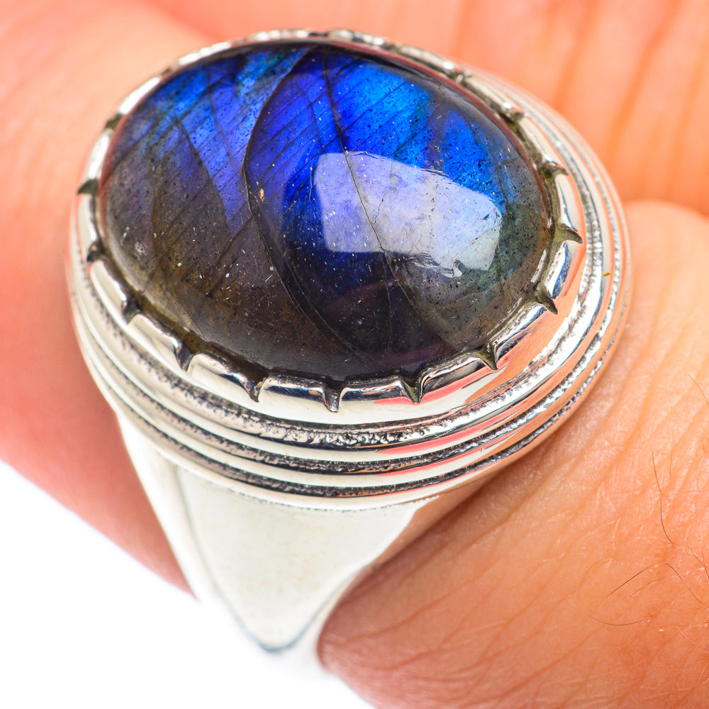 Labradorite Rings handcrafted by Anasilvercos - RING73865