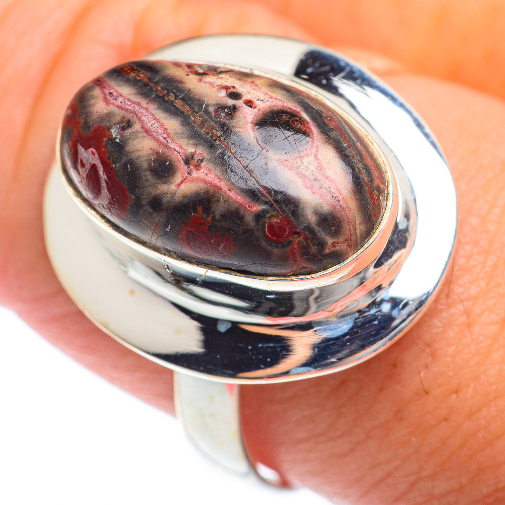 Poppy Jasper Rings handcrafted by Anasilvercos - RING73872