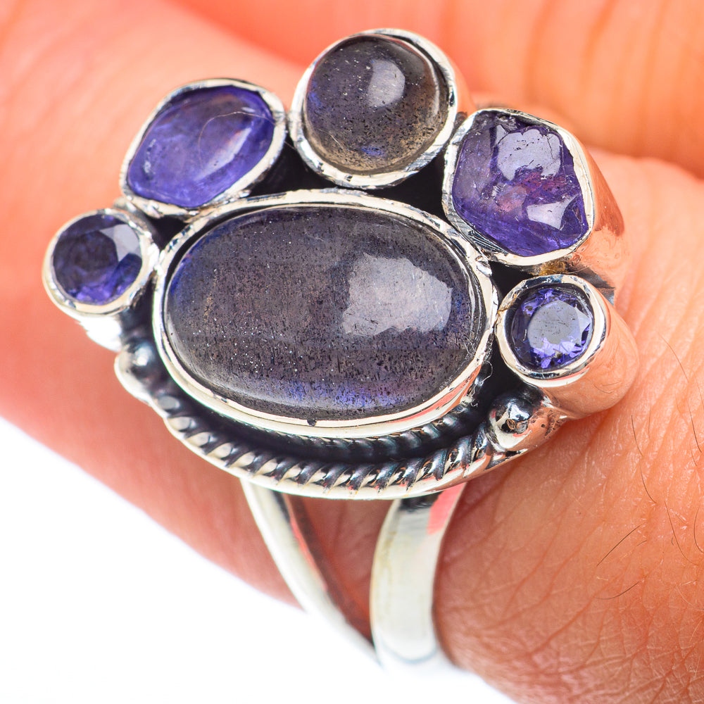 Labradorite Rings handcrafted by Anasilvercos - RING73885