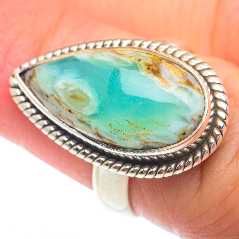 Peruvian Opal Rings handcrafted by Anasilvercos - RING73902