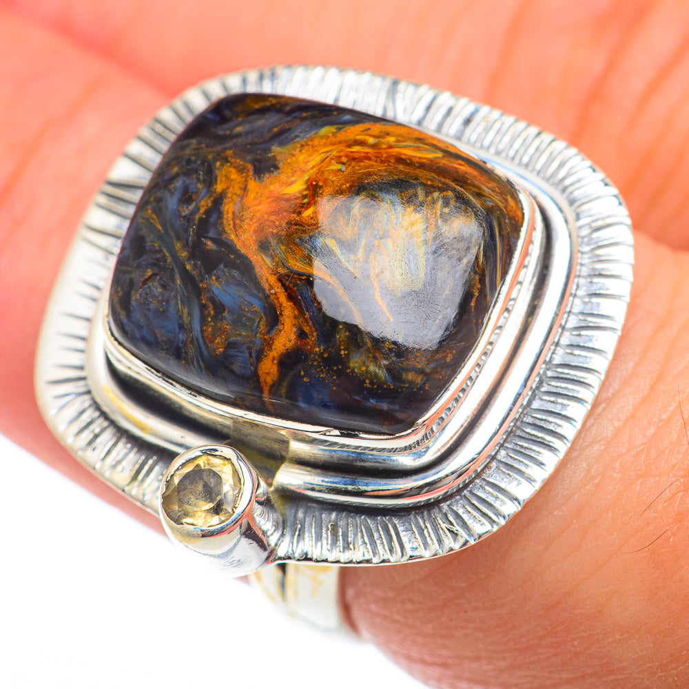 Pietersite Rings handcrafted by Anasilvercos - RING73925