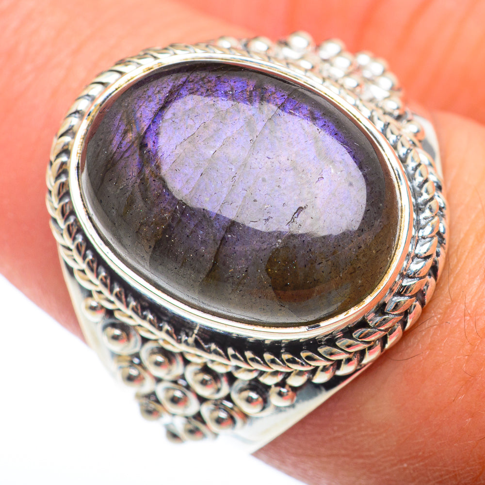 Labradorite Rings handcrafted by Anasilvercos - RING73932