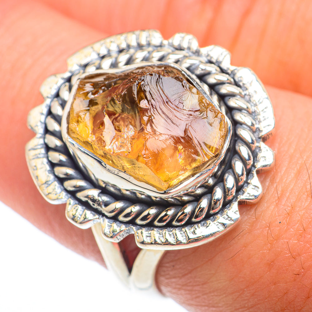 Citrine Rings handcrafted by Anasilvercos - RING73995