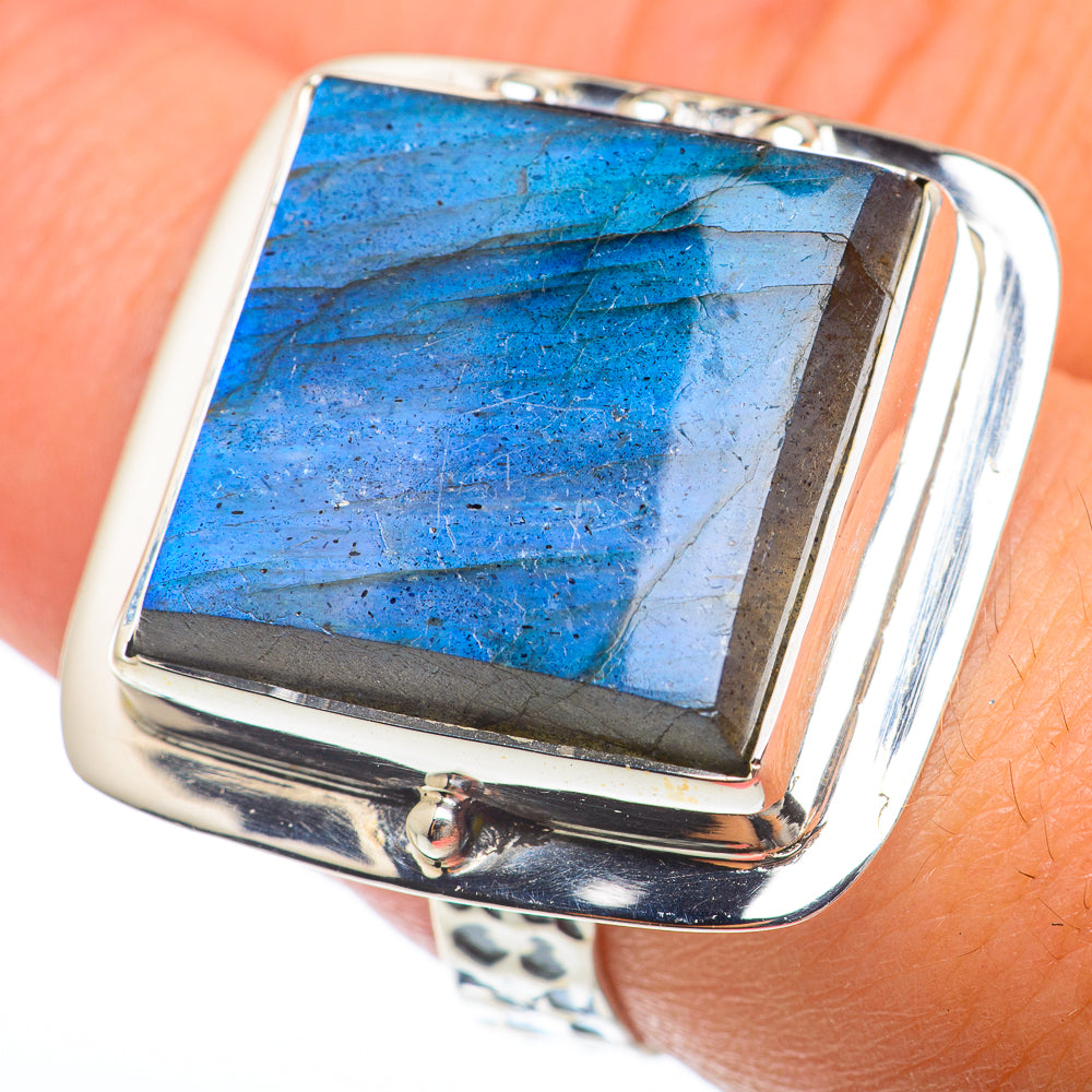 Labradorite Rings handcrafted by Anasilvercos - RING74032