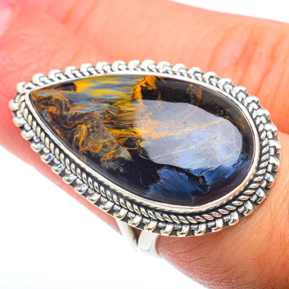 Pietersite Rings handcrafted by Anasilvercos - RING74045