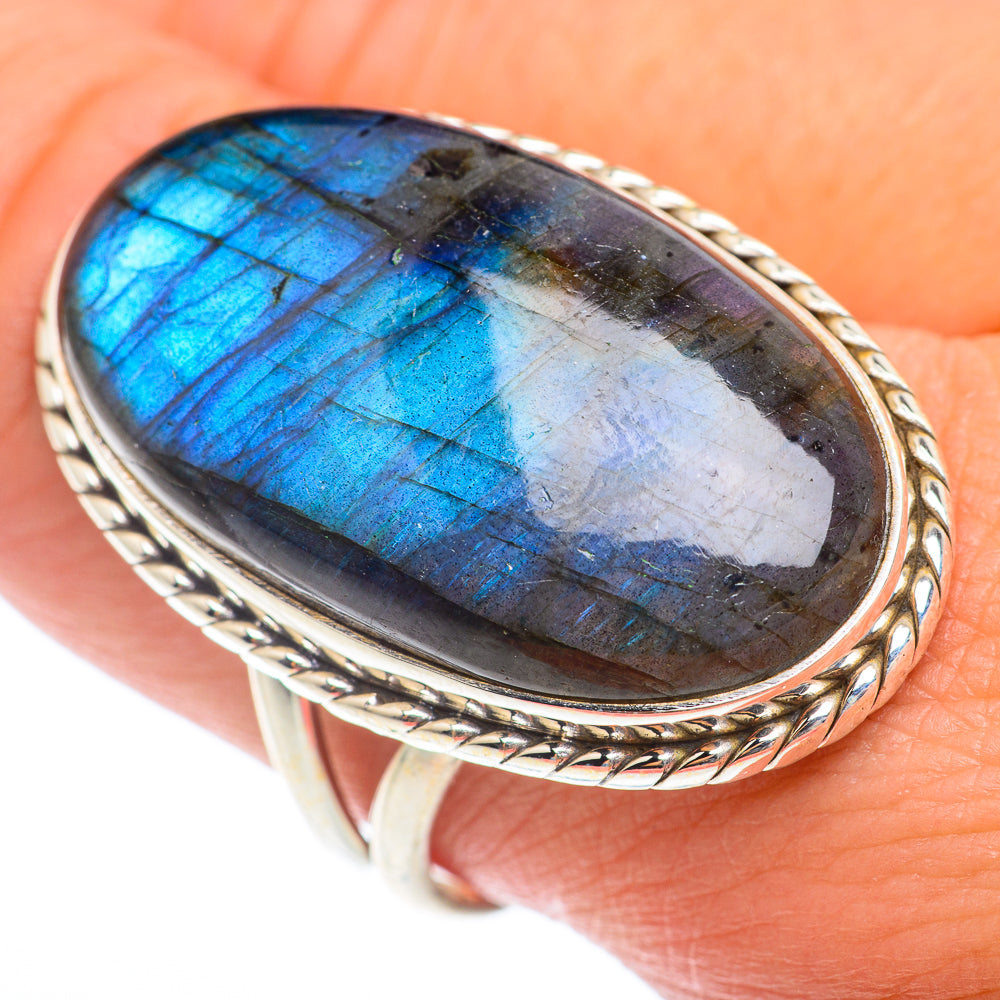 Labradorite Rings handcrafted by Anasilvercos - RING74060