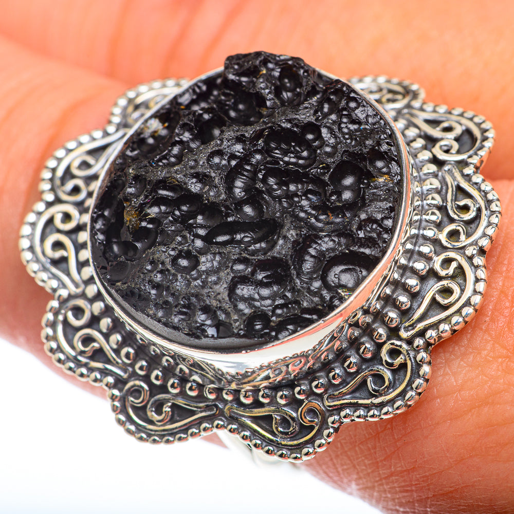 Tektite Rings handcrafted by Anasilvercos - RING74075