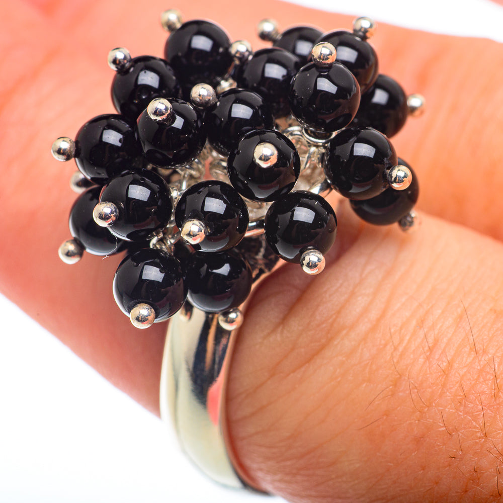 Black Onyx Rings handcrafted by Anasilvercos - RING74127