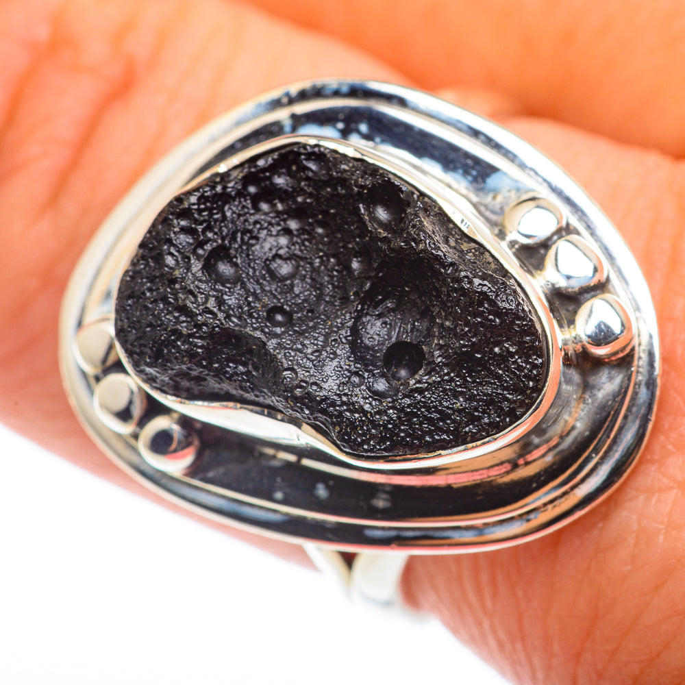 Tektite Rings handcrafted by Anasilvercos - RING74128