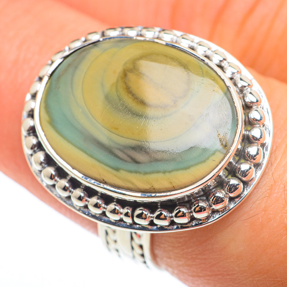 Willow Creek Jasper Rings handcrafted by Anasilvercos - RING74152