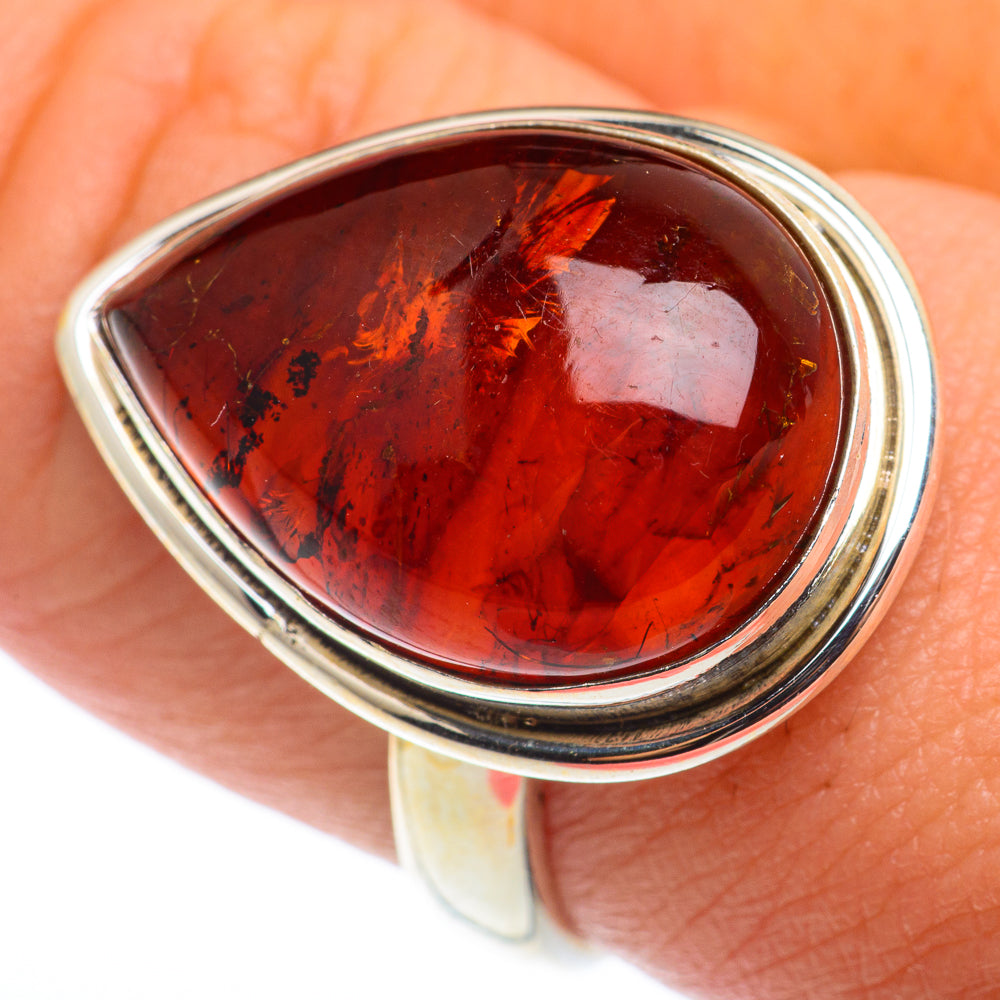 Baltic Amber Rings handcrafted by Anasilvercos - RING74202