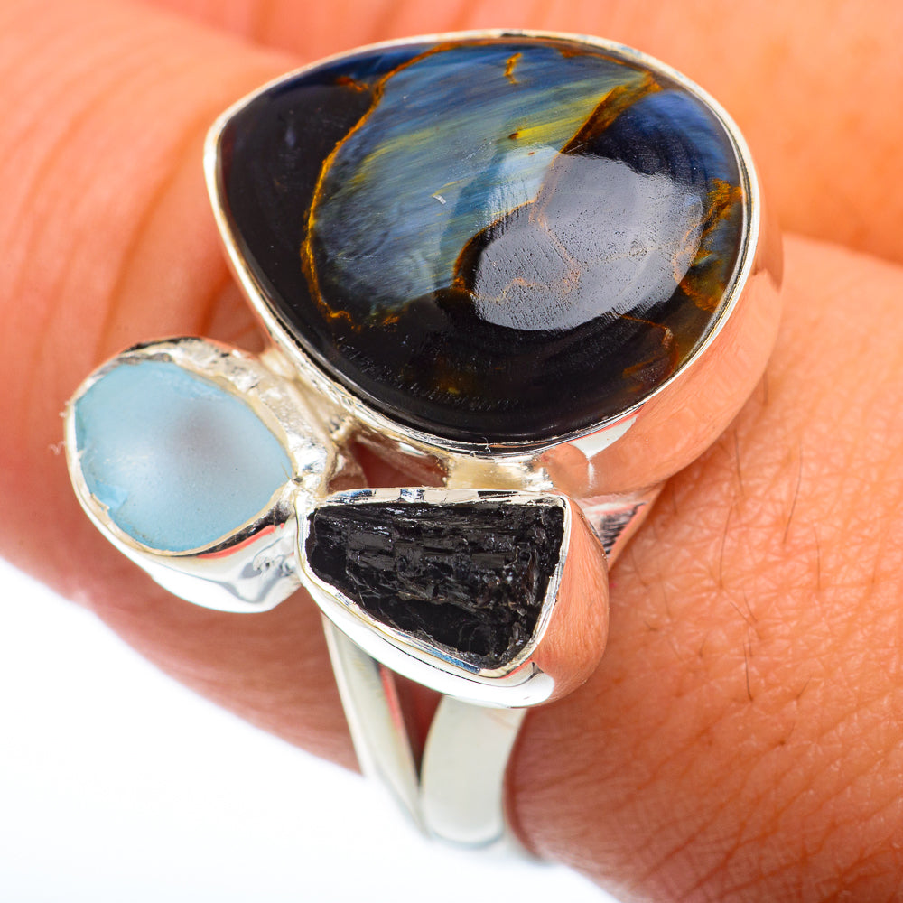 Pietersite Rings handcrafted by Anasilvercos - RING74209