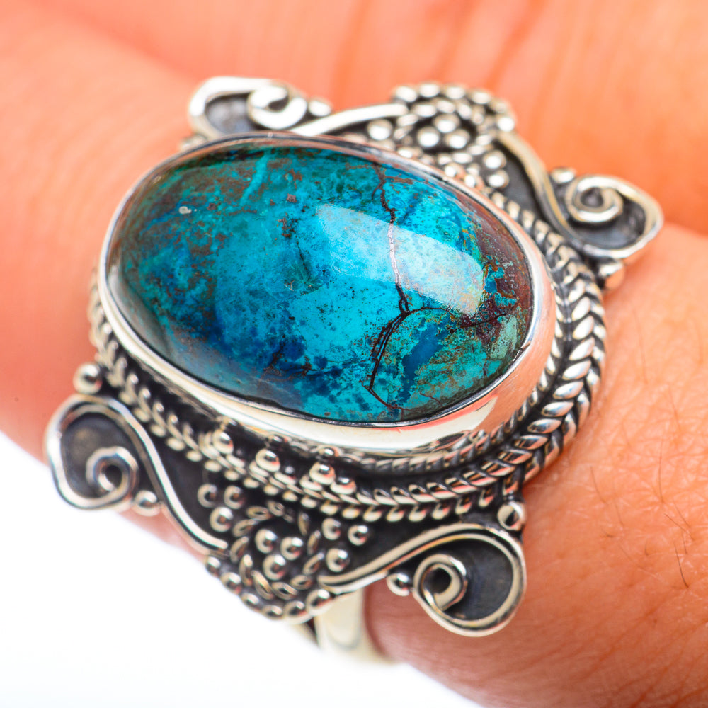 Shattuckite Rings handcrafted by Anasilvercos - RING74230