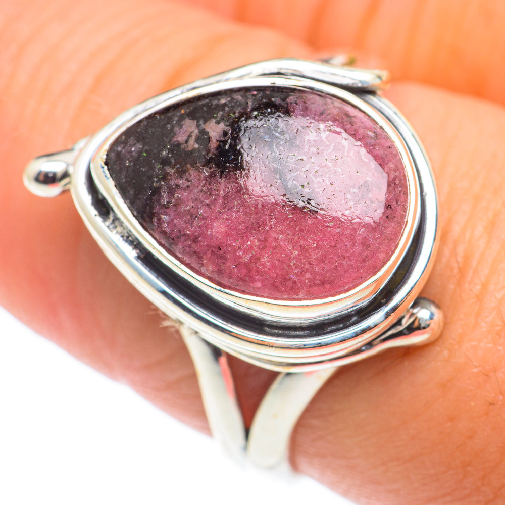Rhodonite Rings handcrafted by Anasilvercos - RING74242