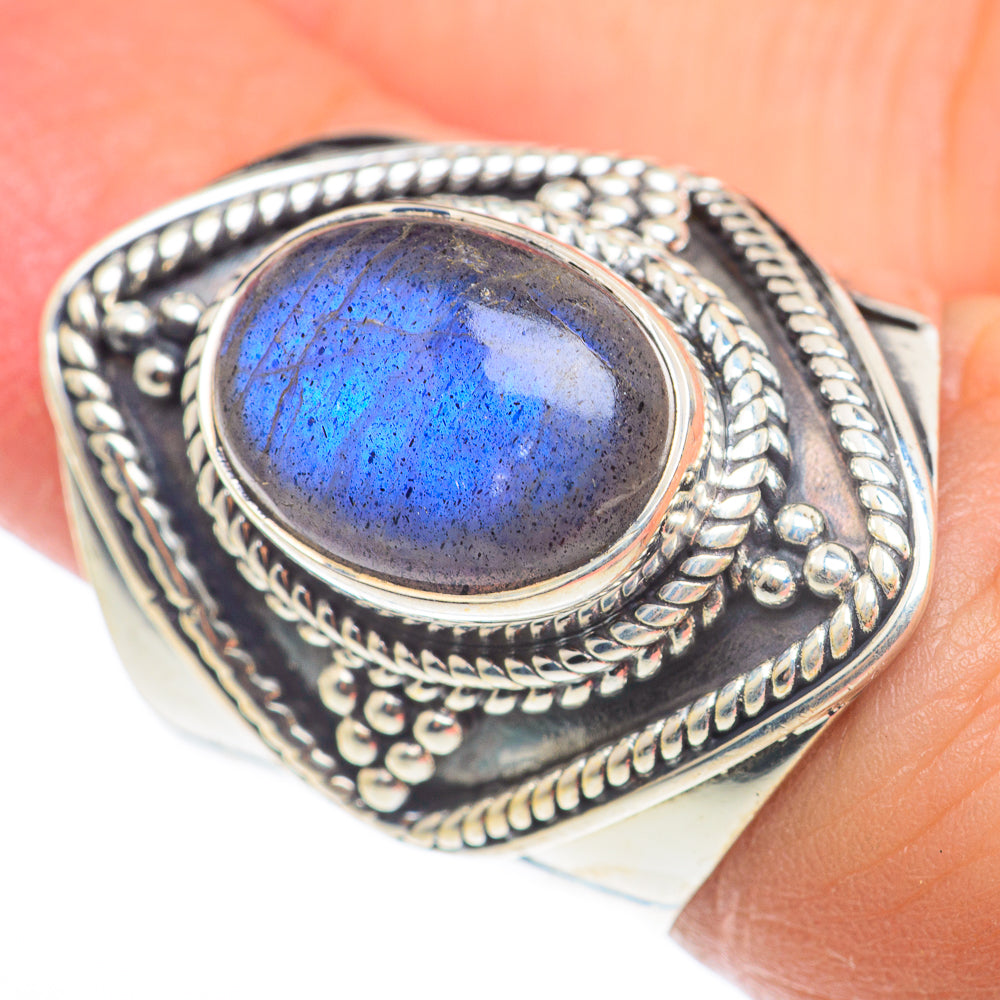 Labradorite Rings handcrafted by Anasilvercos - RING74260