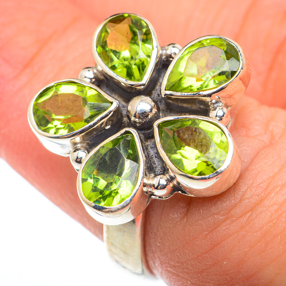 Peridot Rings handcrafted by Anasilvercos - RING74271