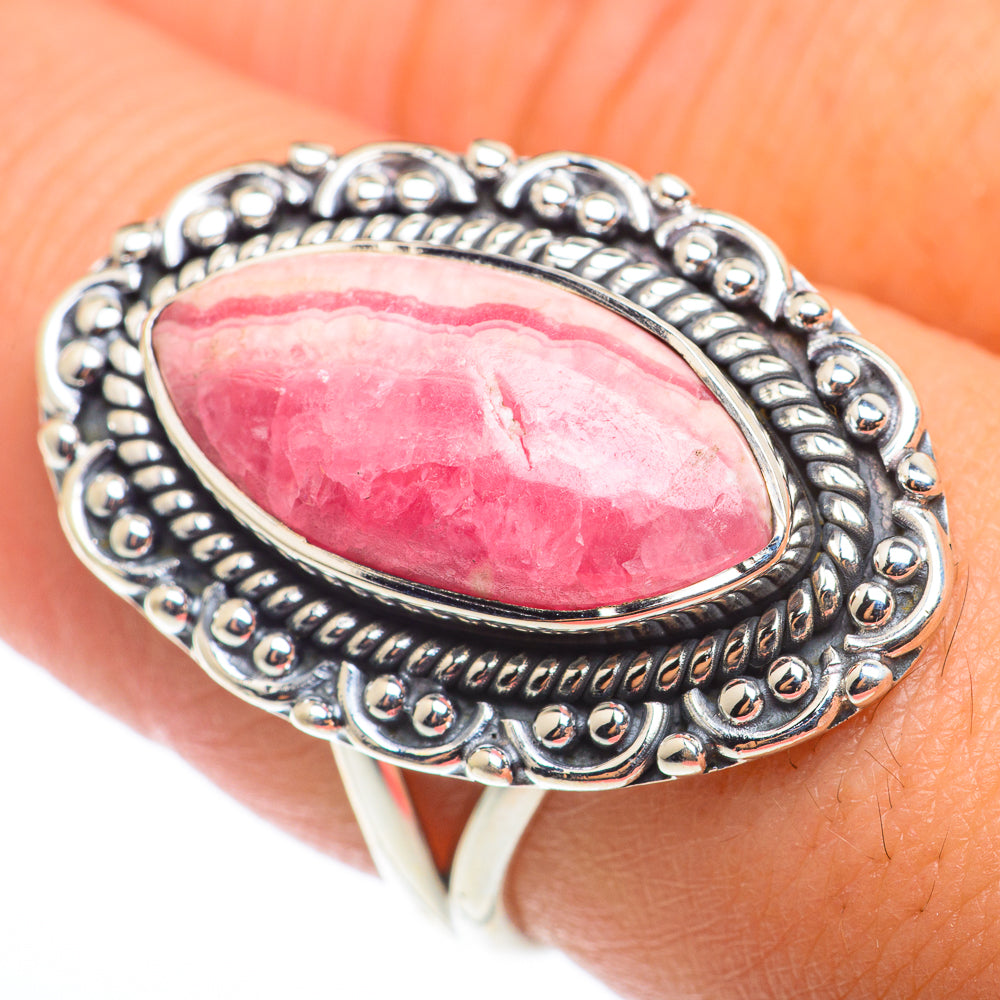 Rhodochrosite Rings handcrafted by Anasilvercos - RING74279