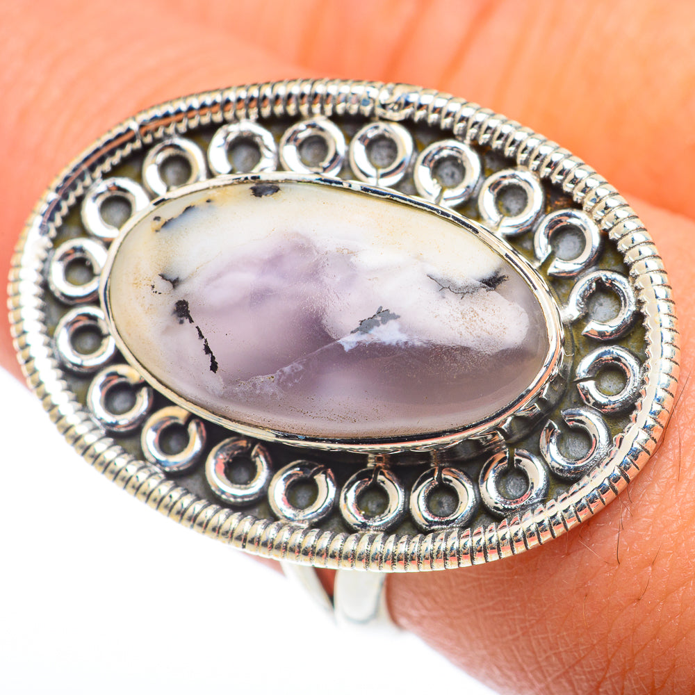 Dendritic Opal Rings handcrafted by Anasilvercos - RING74289