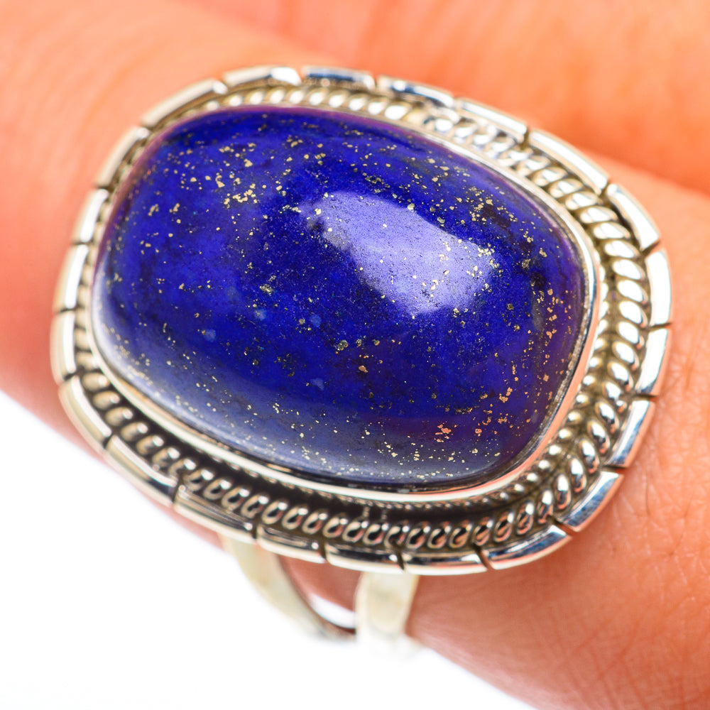 Lapis Lazuli Rings handcrafted by Anasilvercos - RING74305