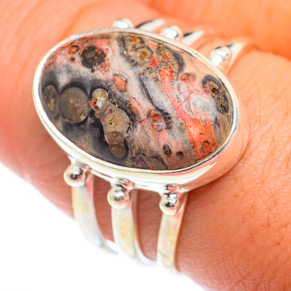 Poppy Jasper Rings handcrafted by Anasilvercos - RING74310