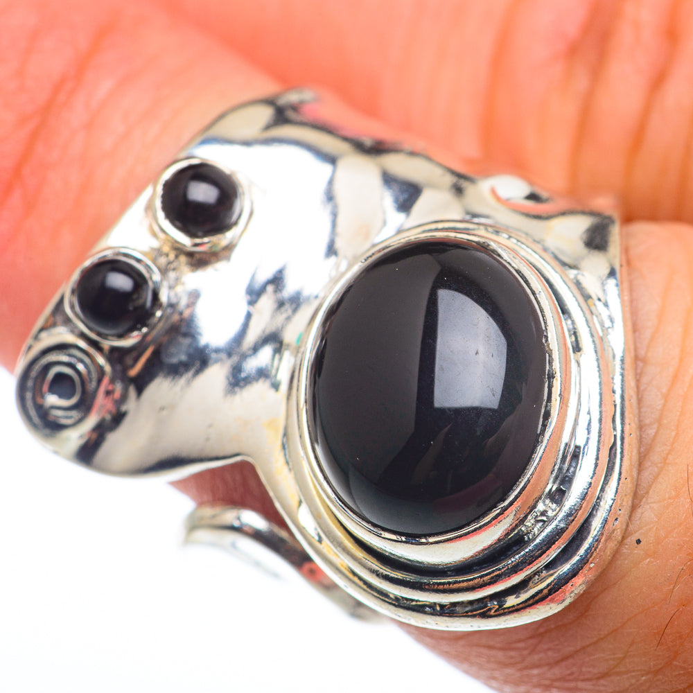 Black Onyx Rings handcrafted by Anasilvercos - RING74322