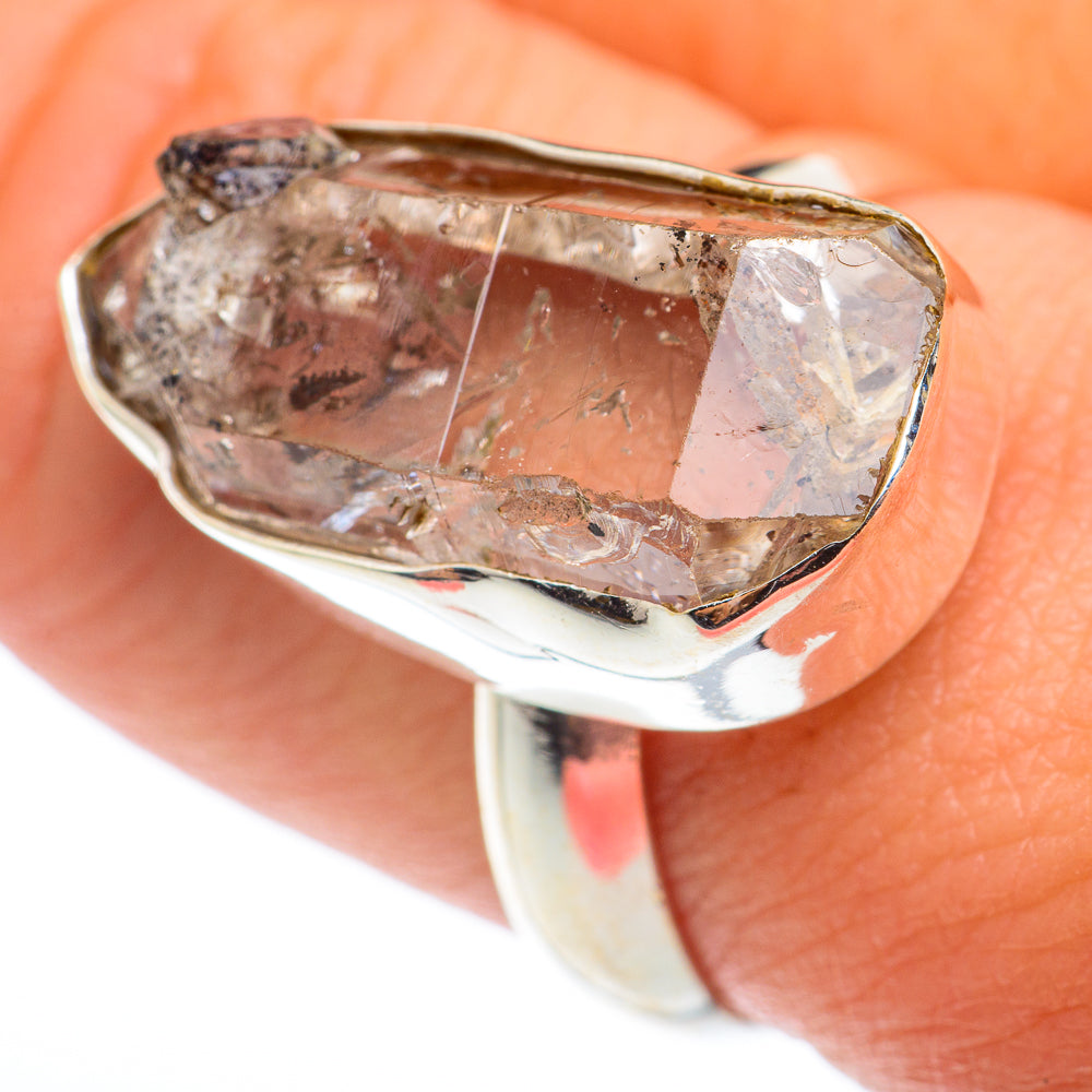 Herkimer Diamond Rings handcrafted by Anasilvercos - RING74327