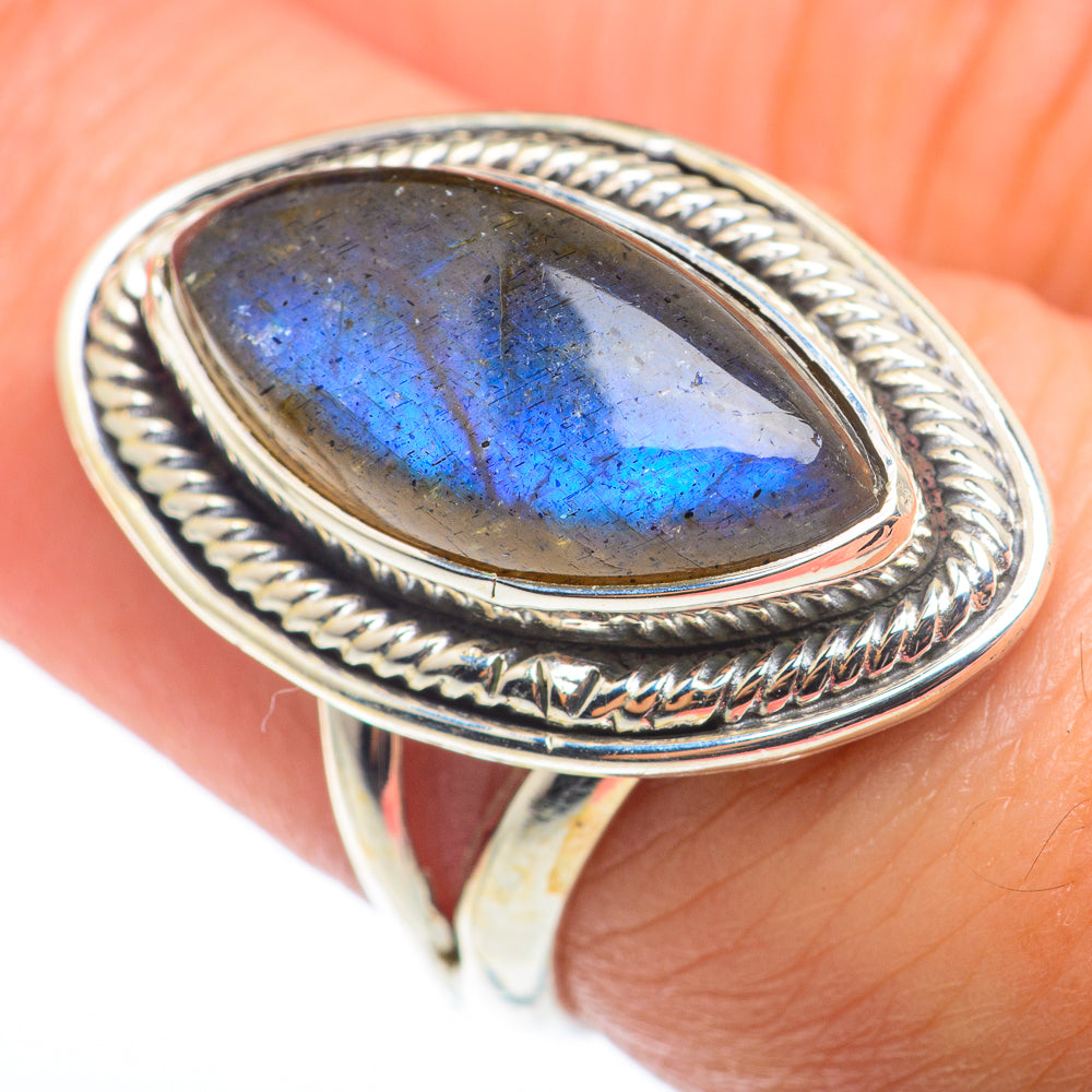 Labradorite Rings handcrafted by Anasilvercos - RING74340