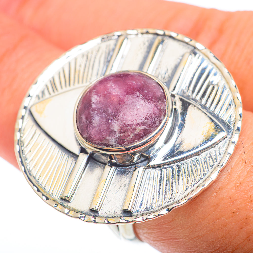 Lepidolite Rings handcrafted by Anasilvercos - RING74349