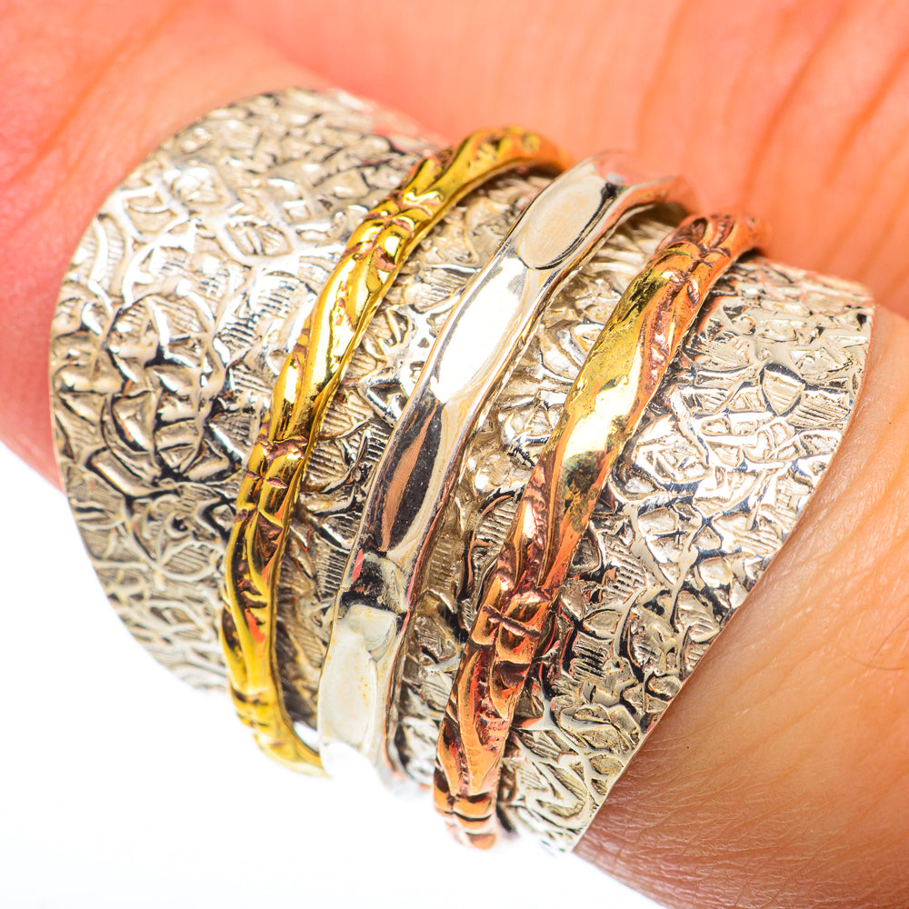 Meditation Spinner Rings handcrafted by Anasilvercos - RING74365