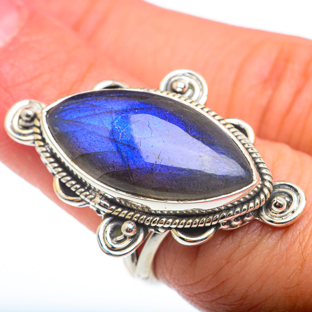 Labradorite Rings handcrafted by Anasilvercos - RING74374