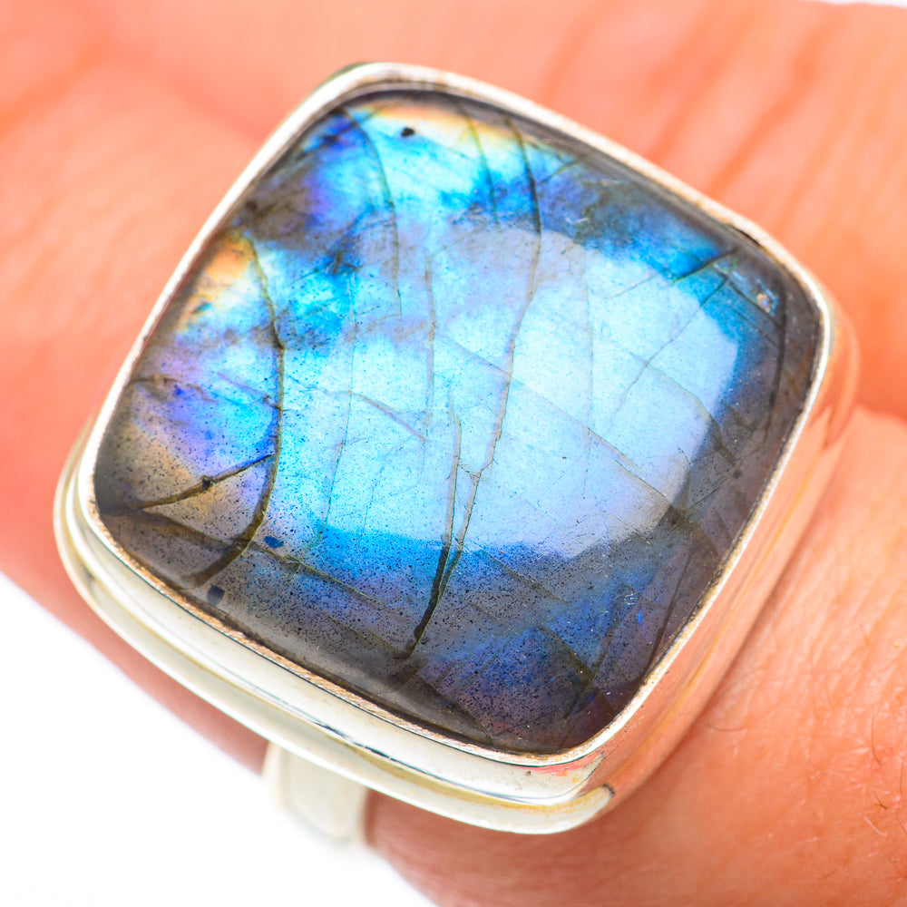 Labradorite Rings handcrafted by Anasilvercos - RING74379