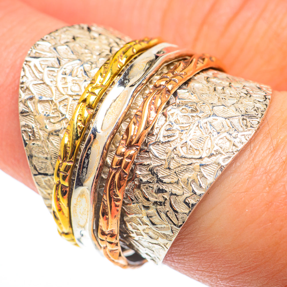 Meditation Spinner Rings handcrafted by Anasilvercos - RING74388