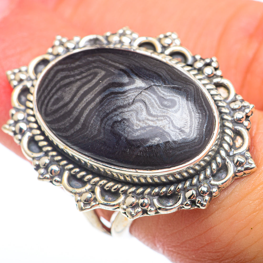 Psilomelane Rings handcrafted by Anasilvercos - RING74390
