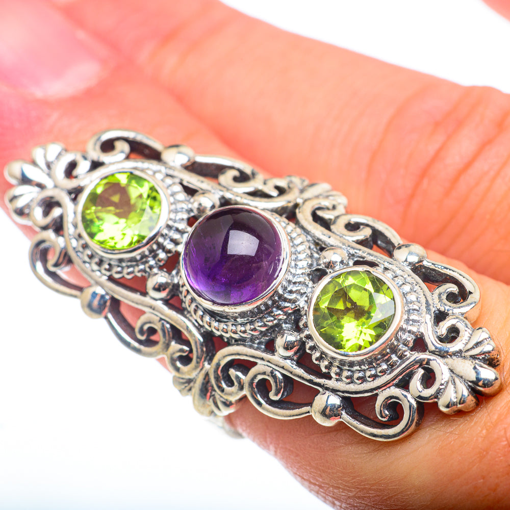 Amethyst Rings handcrafted by Anasilvercos - RING74398