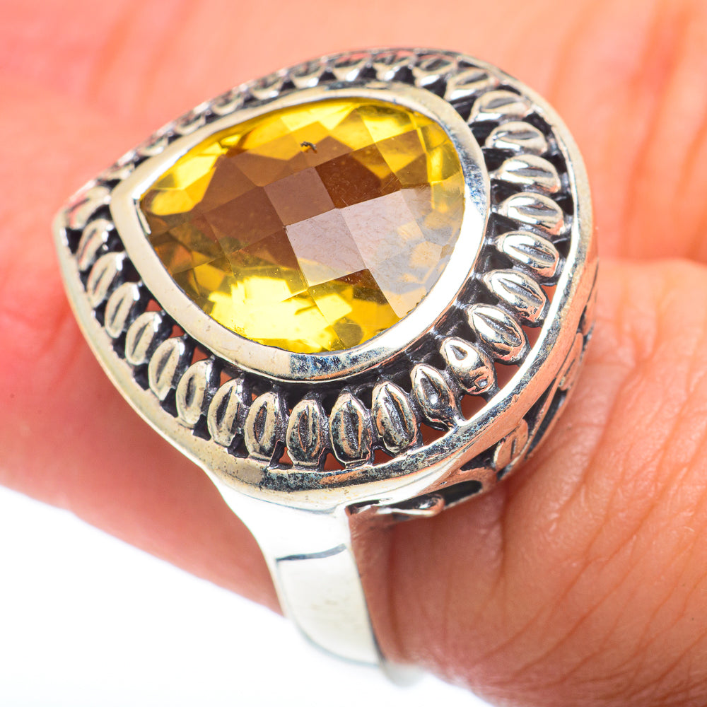 Citrine Rings handcrafted by Anasilvercos - RING74400