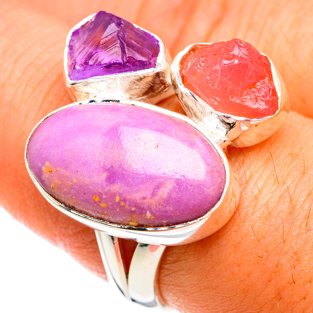 Phosphosiderite Rings handcrafted by Anasilvercos - RING74468