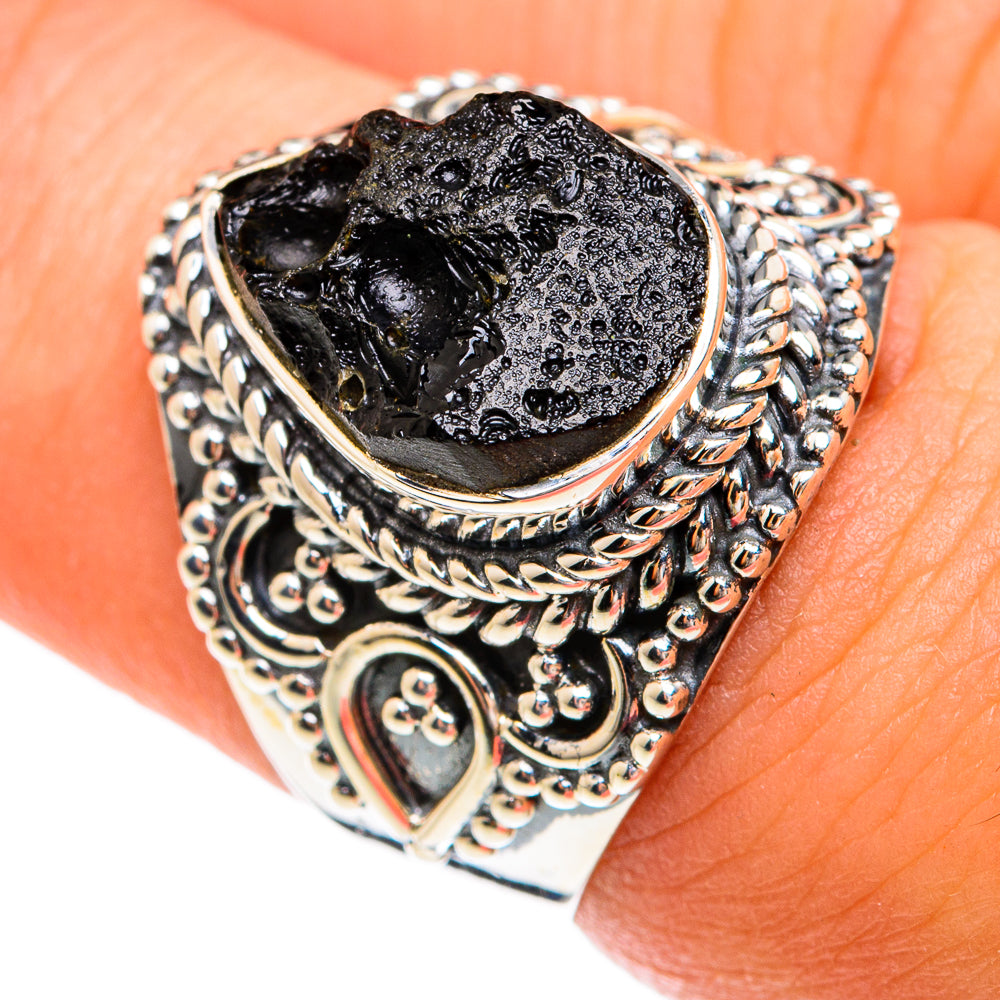 Tektite Rings handcrafted by Anasilvercos - RING74472