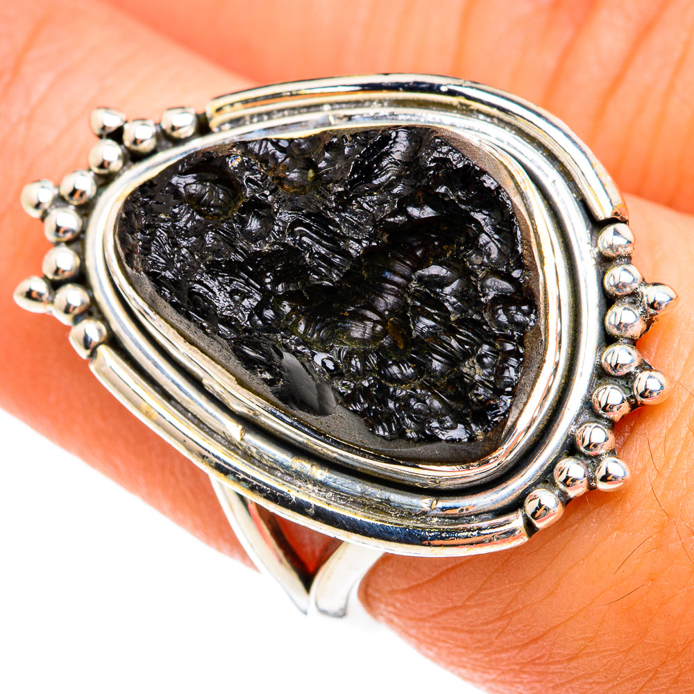 Tektite Rings handcrafted by Anasilvercos - RING74473