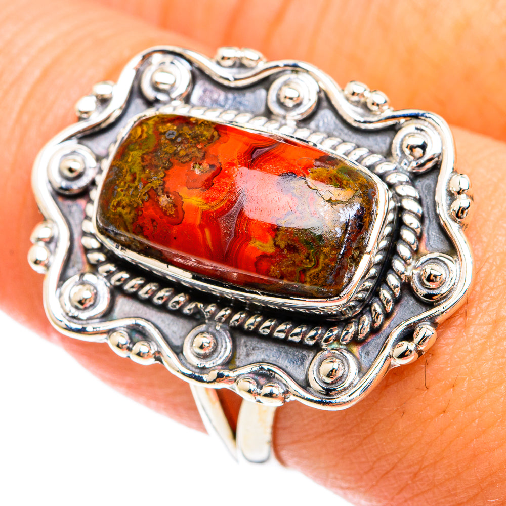 Moroccan Agate Rings handcrafted by Anasilvercos - RING74500