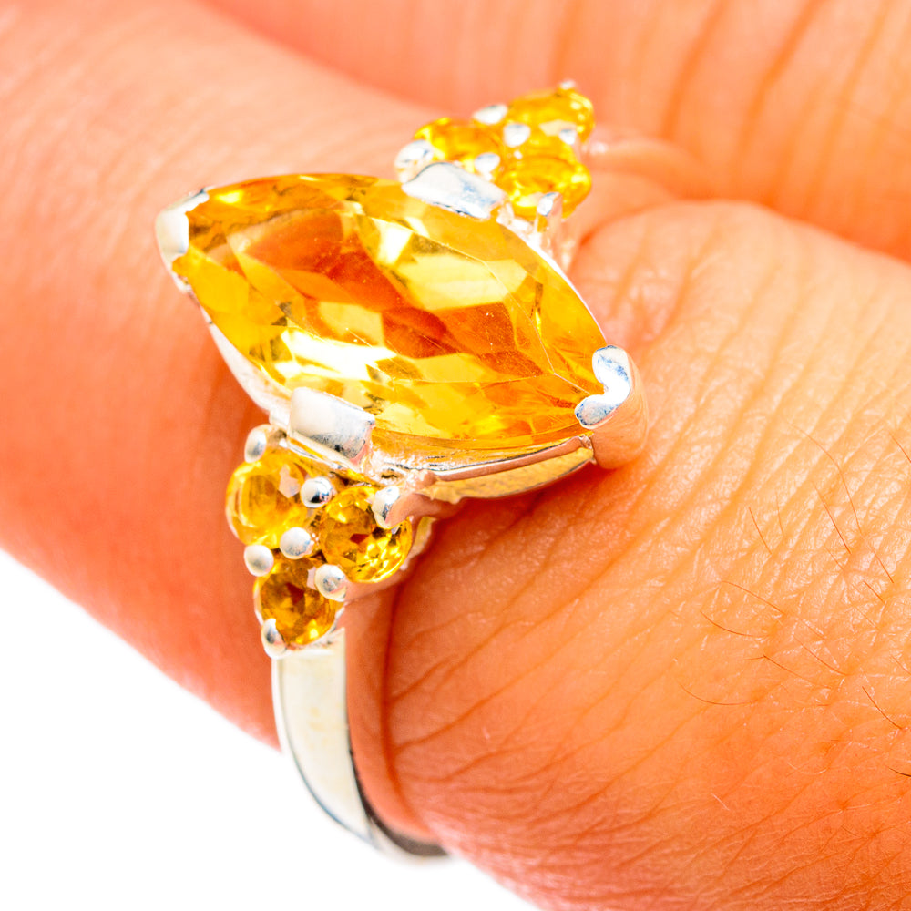 Citrine Rings handcrafted by Anasilvercos - RING74503