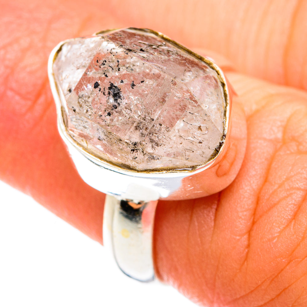 Herkimer Diamond Rings handcrafted by Anasilvercos - RING74517