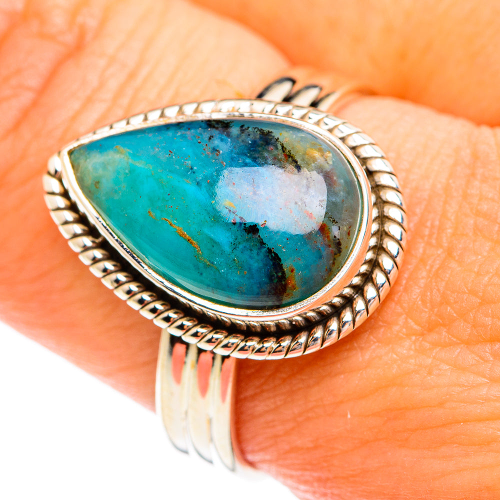 Peruvian Opal Rings handcrafted by Anasilvercos - RING74531